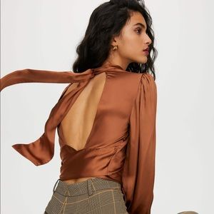 Wilfred “Leigh” silky blouse